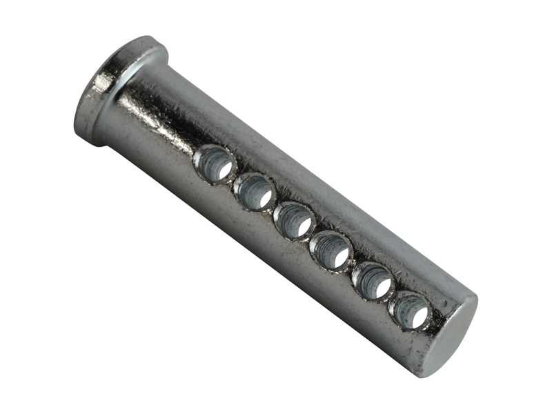 <ul><li>Precision formed for easy application</li><li>Zinc plated to resist rust and corrosion</li><li>Can be cut off at any length</li><li>A quick replacement pin, this adjustable pin features a series of holes making it adaptable to varying lengths. Use the length desired and cut it off. Use to replace bolts, cotter pins, rivets, keys.</li></ul>|